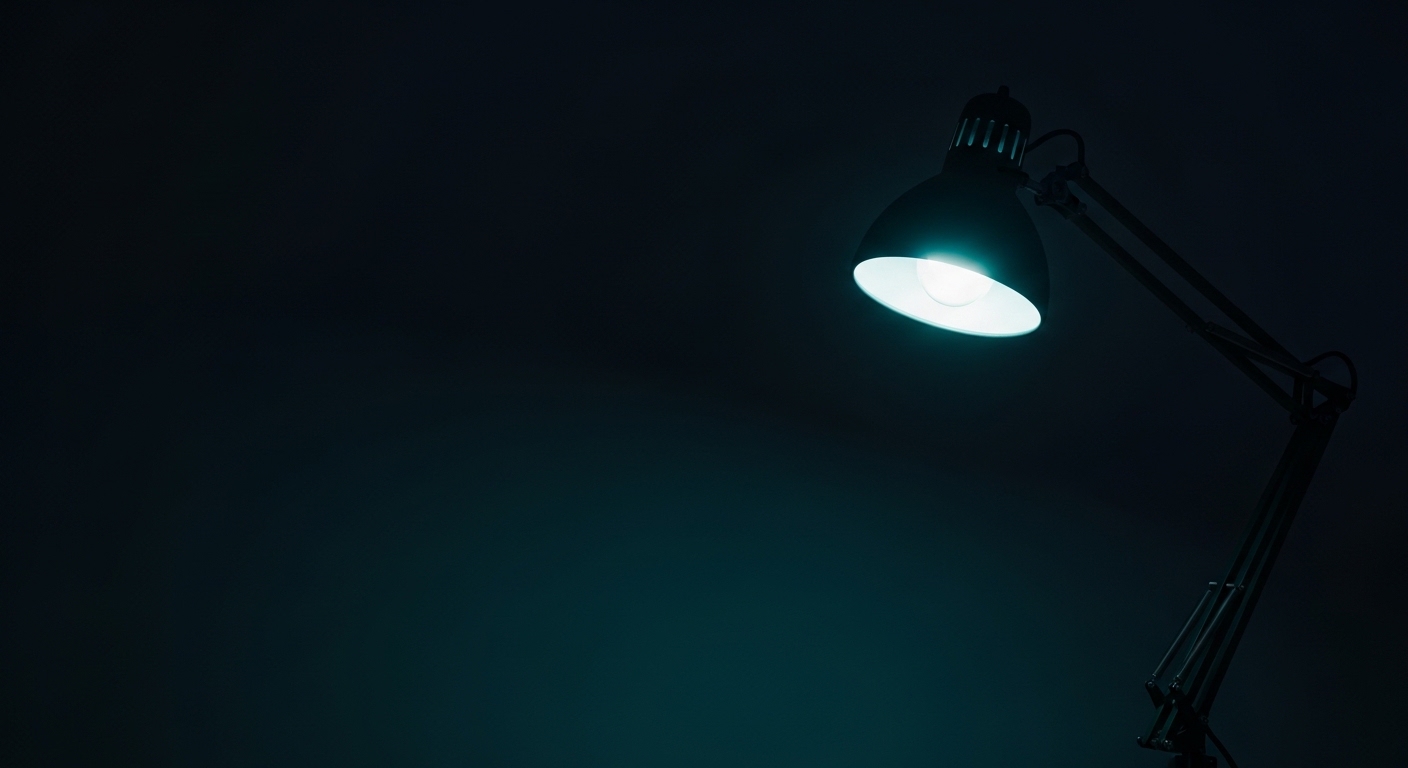 Desk lamp representing ongoing monthly guidance